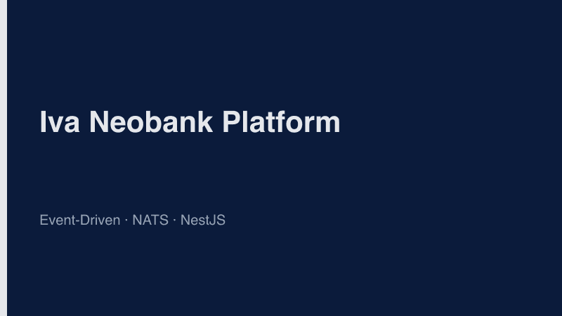 Iva Neobank Platform
